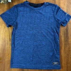 Blue Dri-Works Athletic Performance Tee | Boys Size Small (6/7) | Workout Top
